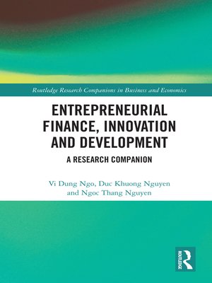 cover image of Entrepreneurial Finance, Innovation and Development